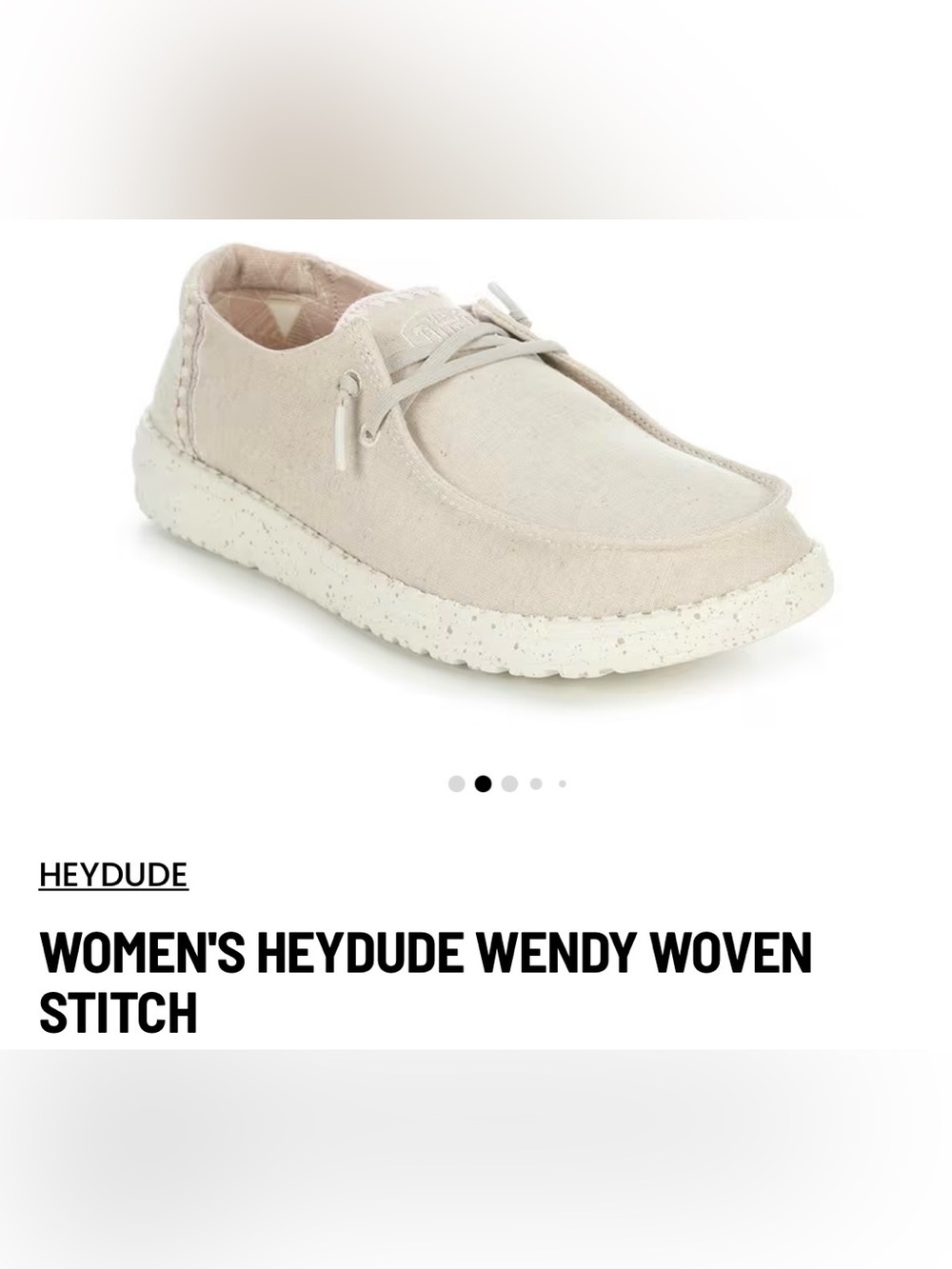 Hey Dude Women's Wendy Slip-On Moccasin in Light Taupe/Dusty Inca Size 9